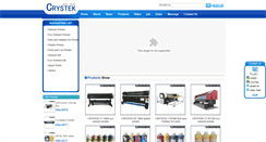Desktop Screenshot of crys-tek.com